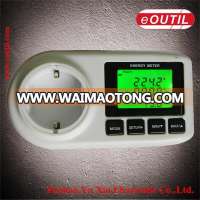 1PC AC 220V or 110V LCD Energy Power Meter Voltage current Volt Test socket Watt