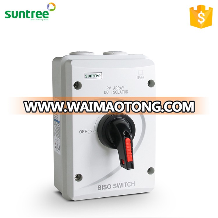 Suntree DC Isolator Switch 1200V Solar Power Photovoltaic 63A Explosion-proof Isolator Switch